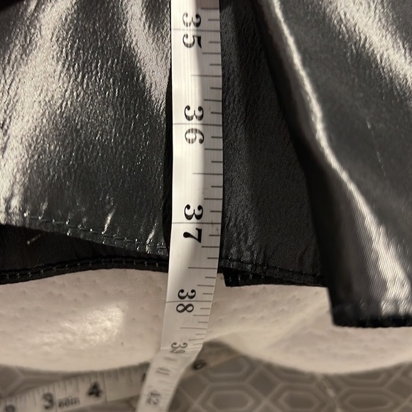 VTG(Rare),Lola Berent,Stunning Evening, Metallic Silver Cocktail Dress,Size 4 - Picture 15 of 16